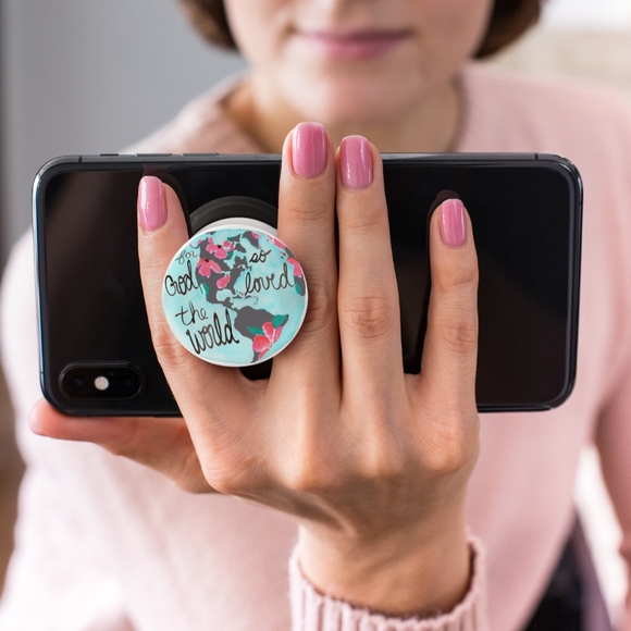 "for God so Loved the World..." Phone Grip/Stand - Picture 6 of 7